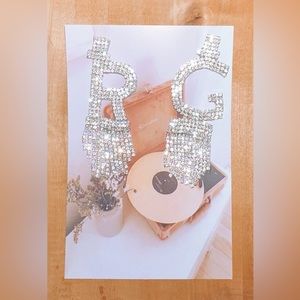 Custom made initial earrings!